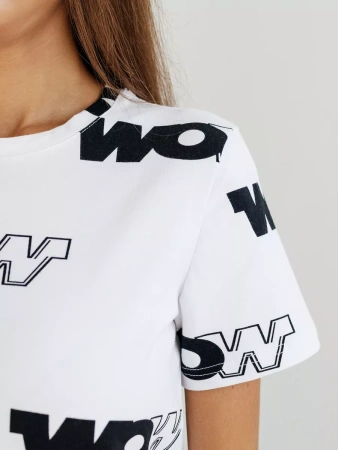 Футболка с принтом больших размеров новогодняя ФК561