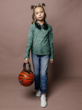 Лонгслив для девочки варенка