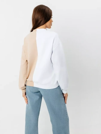 Свитшот женский толстовка больших размеров кофта ДФ581