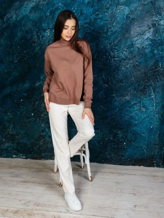 Свитер женский кофта оверсайз больших размеров