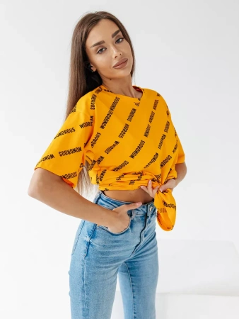 Футболка оверсайз с принтом большого размера