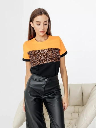 Футболка хлопок с принтом новогодняя больших размеров