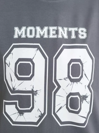 Футболка хлопок с принтом новогодняя больших размеров