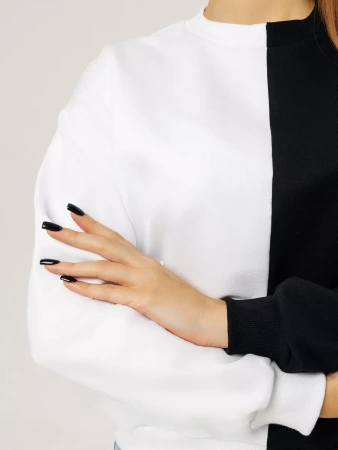 Свитшот женский толстовка больших размеров кофта ДФ581