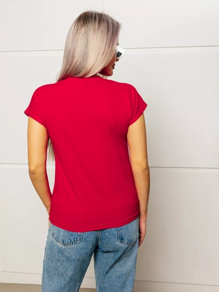 Футболка женская больших размеров с принтом нарядная