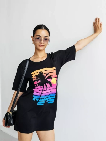 Туника платье домашнее повседневное больших размеров