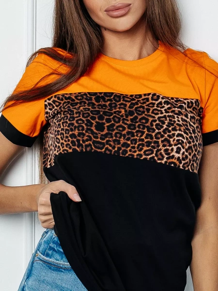 Футболка хлопок с принтом новогодняя больших размеров