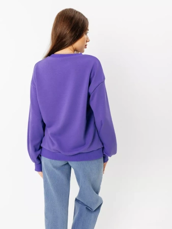 Свитшот женский оверсайз больших размеров ДФ545