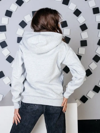 Однотонное худи с начесом