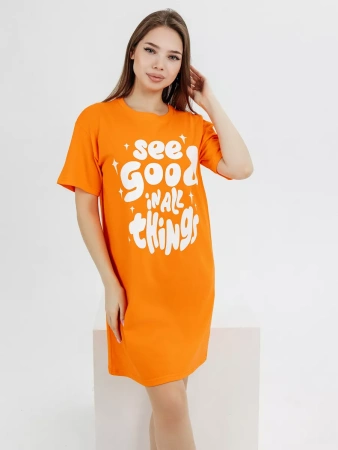 Ночная сорочка женская ночнушка хлопковая туника