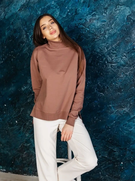 Свитер женский кофта оверсайз больших размеров