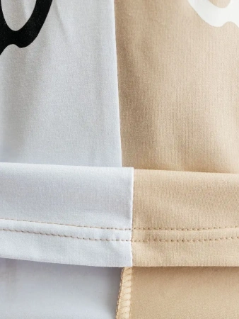 Футболка оверсайз с принтом новогодняя больших размеров