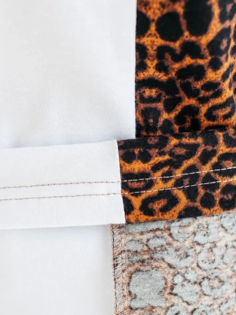 Футболка хлопок с принтом летняя больших размеров