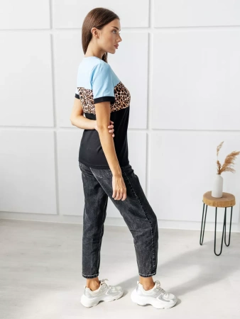 Футболка хлопок с принтом новогодняя больших размеров