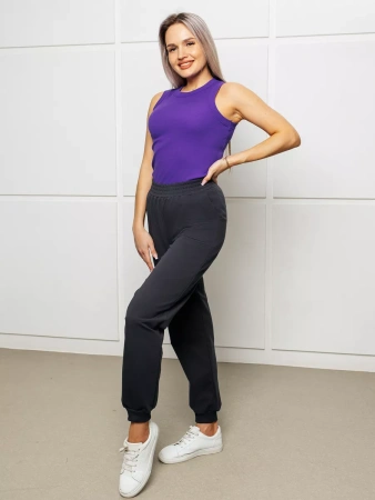 Брюки джоггеры на резинке трикотажнеые штаны БФ595