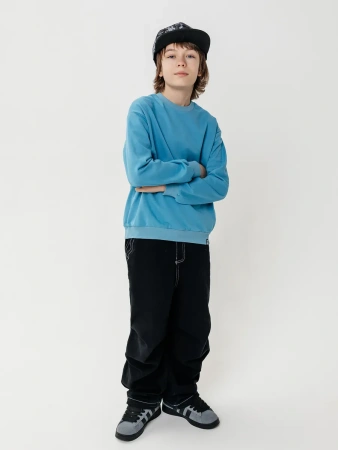 Свитшот для девочки оверсайз в школу подростковый лонгслив