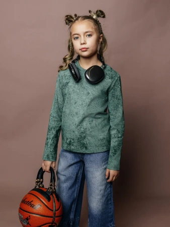 Лонгслив для девочки варенка