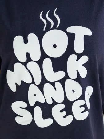 Ночнушка женская туника домашняя футболка длинная