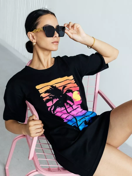 Туника платье домашнее повседневное больших размеров