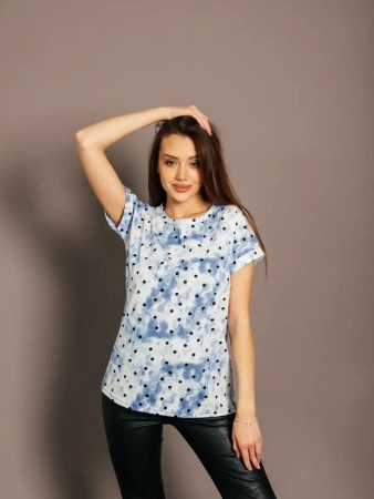 Футболка женска одежда с принтом белая черная