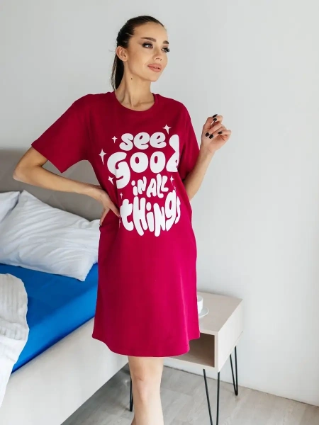 Ночнушка ночная сорочка домашняя одежда оверсайз