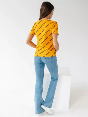 Футболка женская с принтом больших размеров ФК561