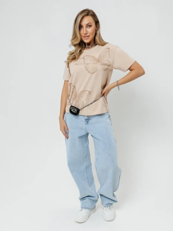 Футболка женская нарядная блузка больших размеров