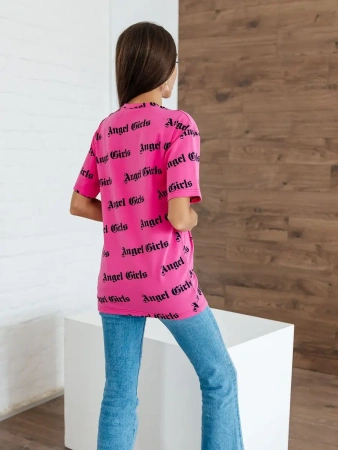 Футболка оверсайз с принтом большого размера