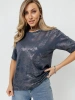 Футболка женская нарядная блузка больших размеров