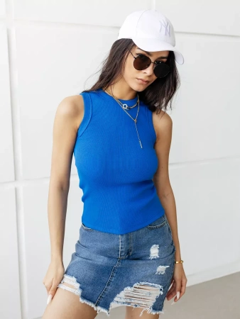 Топ под пиджак в рубчик спортивная майка МК558