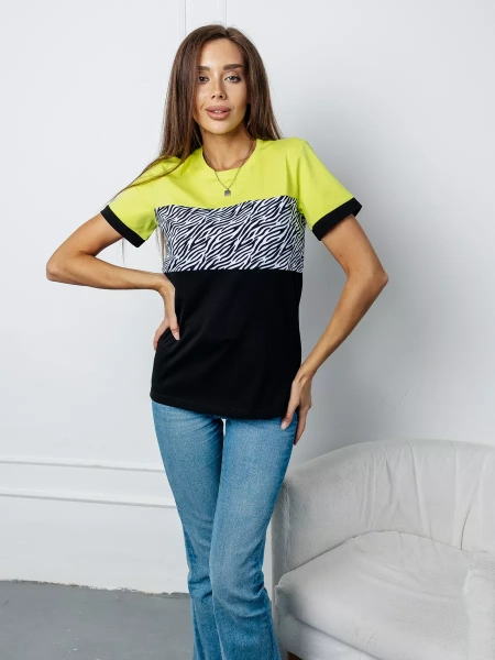 Футболка хлопок с принтом новогодняя больших размеров