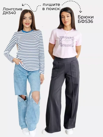 Футболка с принтом больших размеров спортивная ФК531