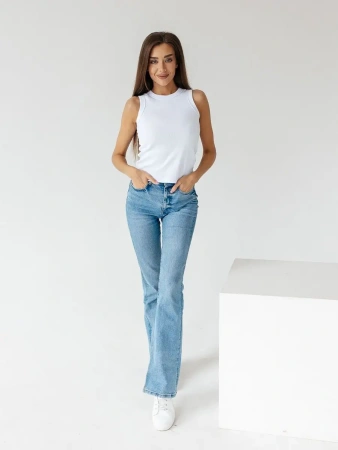 Топ под пиджак в рубчик спортивная майка МК558