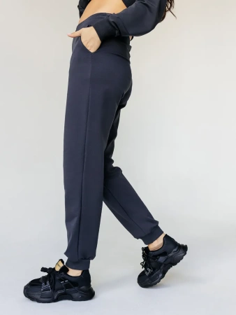 Брюки джоггеры на резинке трикотажнеые штаны БФ595