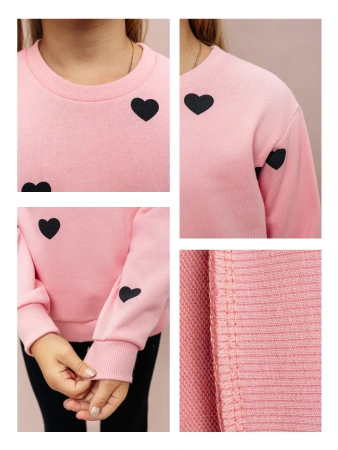 Кофта для девочки с принтом нарядная