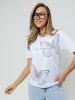 Футболка женская нарядная блузка больших размеров