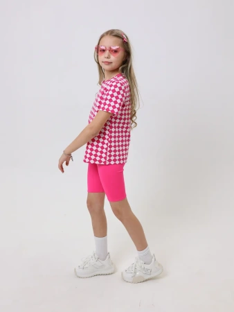 Футболка для девочки с принтом хлопок летняя пляжная