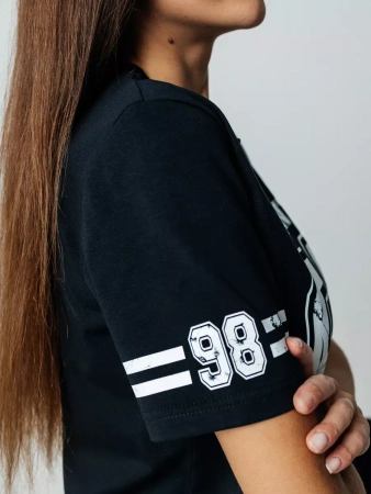 Футболка спортивная с принтом больших размеров хлопок