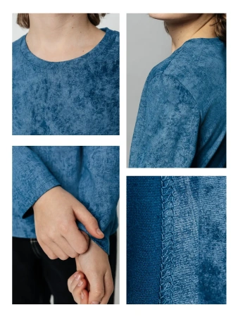 Лонгслив для мальчика варенка в школу