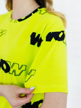 Футболка оверсайз с принтом большого размера