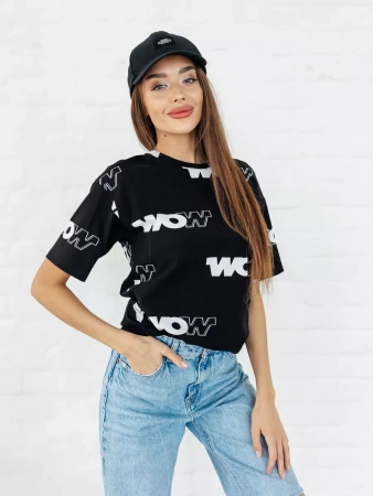 Футболка оверсайз с принтом большого размера