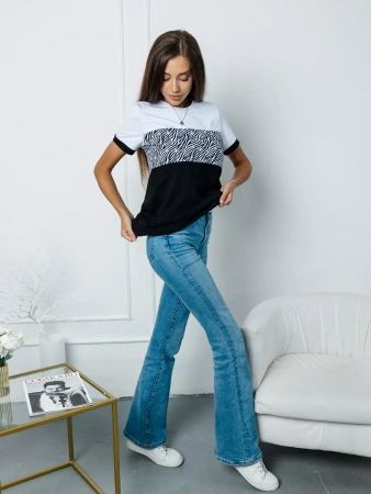 Футболка хлопок с принтом новогодняя больших размеров