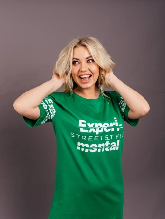 Туника домашняя больших размеров с принтом