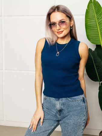 Топ под пиджак в рубчик спортивная майка МК558