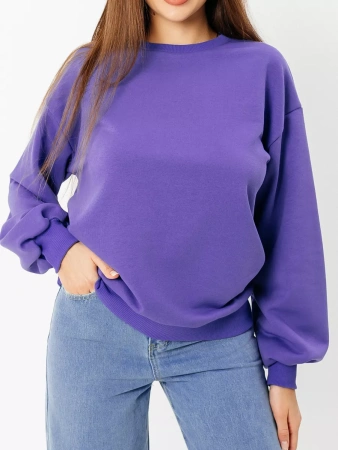 Свитшот женский оверсайз больших размеров ДФ545