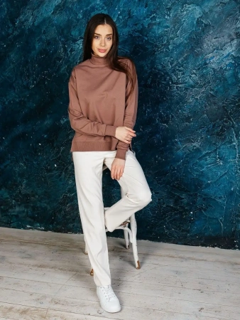 Свитер женский кофта оверсайз больших размеров