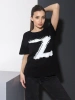 Футболка женская оверсайз с принтом Z