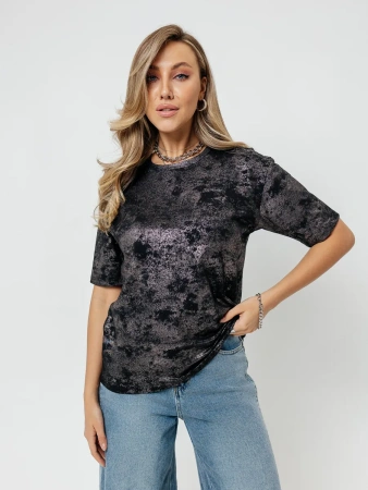 Футболка женская нарядная блузка больших размеров