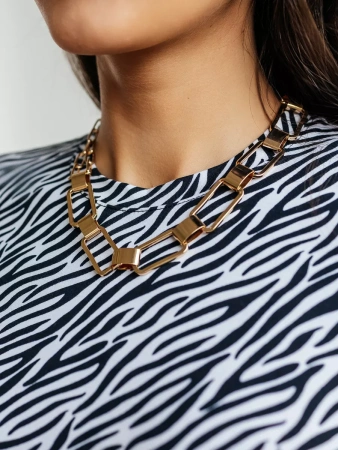 Лонгслив зебра женский облегающий с принтом дк571