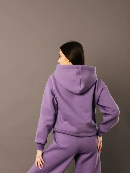 Спортивный костюм с начесом оверсайз кроя зимний